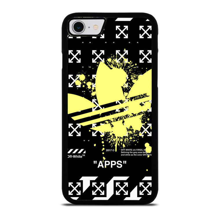 OFF WHITE X ADIDAS YELLOW iPhone SE 2022 Case Cover