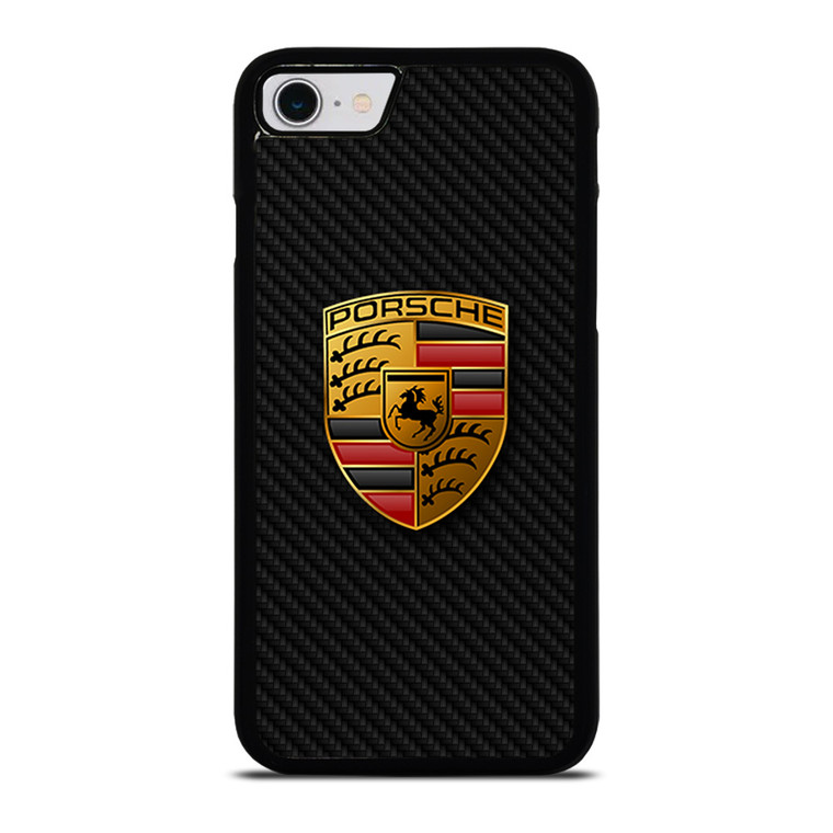 PORSCHE AUTOMOBILE CARBON FIBER iPhone SE 2022 Case Cover