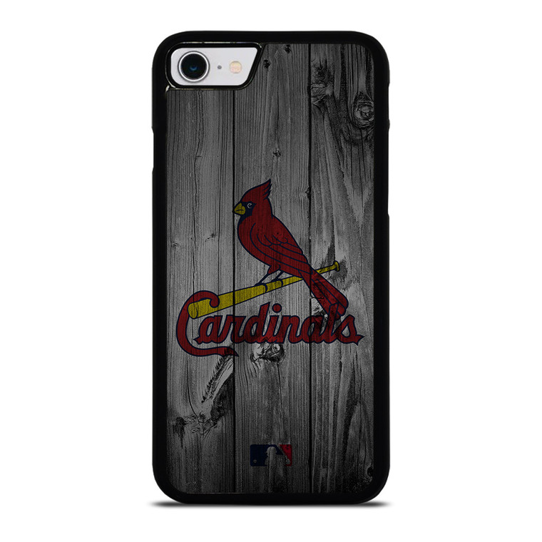 SAINT LOUIS CARDINALS BASEBALL MLB WOOD LOGO iPhone SE 2022 Case Cover