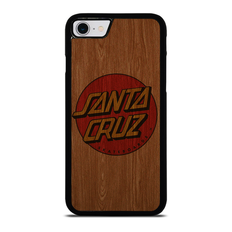 SANTA CRUZ SKATEBOARD WOODEN LOGO iPhone SE 2022 Case Cover