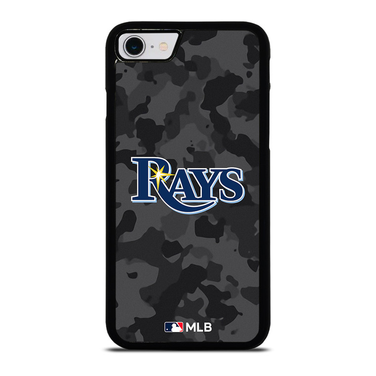 TAMPA BAY RAYS BASEBALL BLACK CAMO iPhone SE 2022 Case Cover