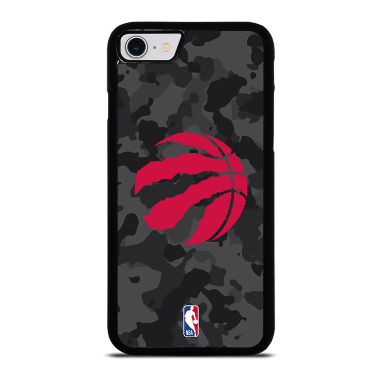 TORONTO RAPTORS BLACK CAMO iPhone SE 2022 Case Cover