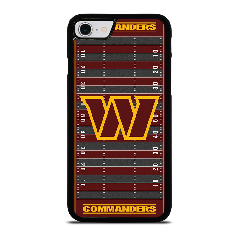 WASHINGTON COMMANDERS FOOTBALL FIELD iPhone SE 2022 Case Cover