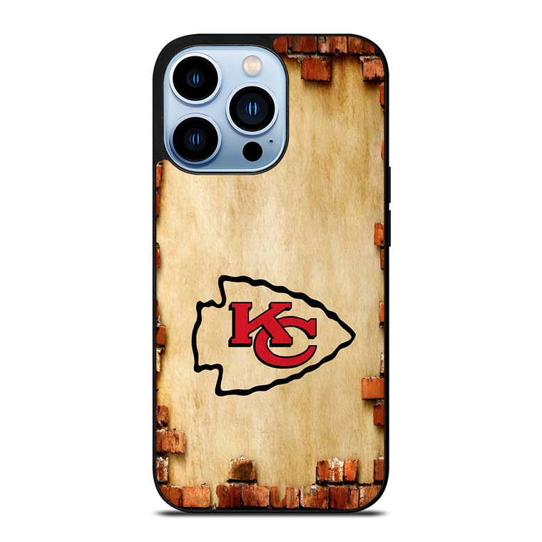 KANSAS CITY CHIEFS NFL FOOTBALL BRICKED iPhone 13 Pro Max Case Cover