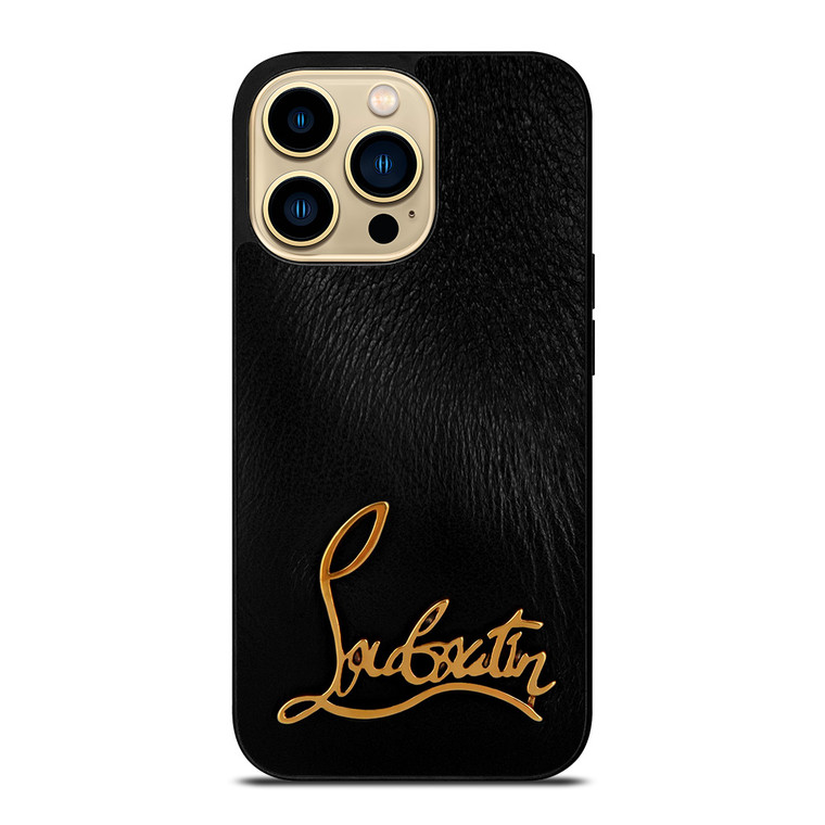 CHRISTAN LOUBOUTIN BLACK iPhone 14 Pro Max Case Cover