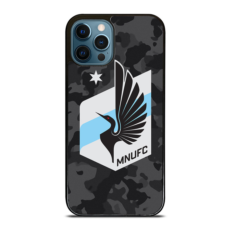 MINNESOTA UNITED FC MLS BLACK CAMO iPhone 12 Pro Max Case Cover