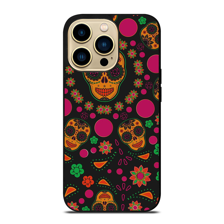 DIA DE LOS MUERTOS PATTERN iPhone 14 Pro Max Case Cover