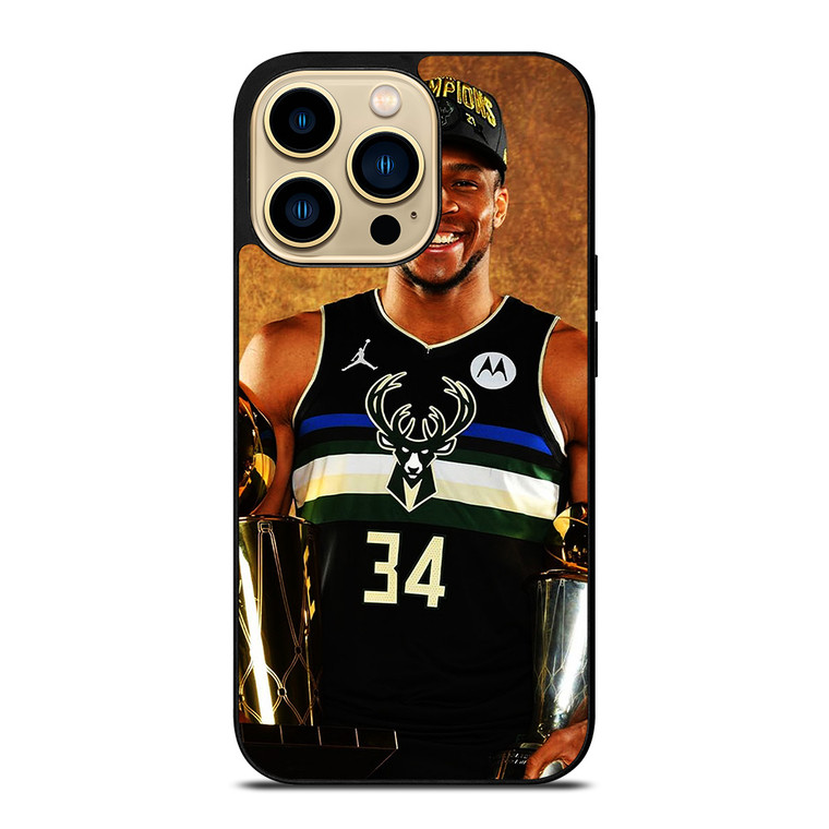 GIANNIS ANTETOKOUNMPO BUCKS 34 iPhone 14 Pro Max Case Cover
