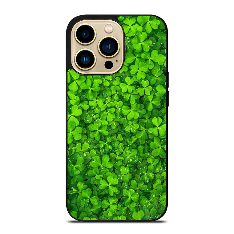 IRISH SHAMROCK CLOVER FLOWER iPhone 14 Pro Max Case Cover