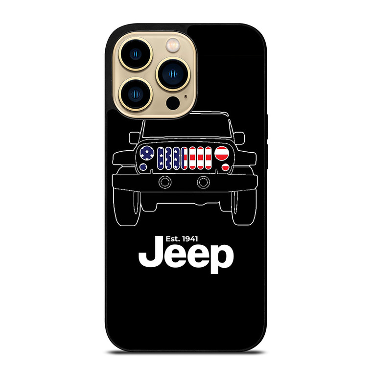 JEEP AMERICA 1941 iPhone 14 Pro Max Case Cover