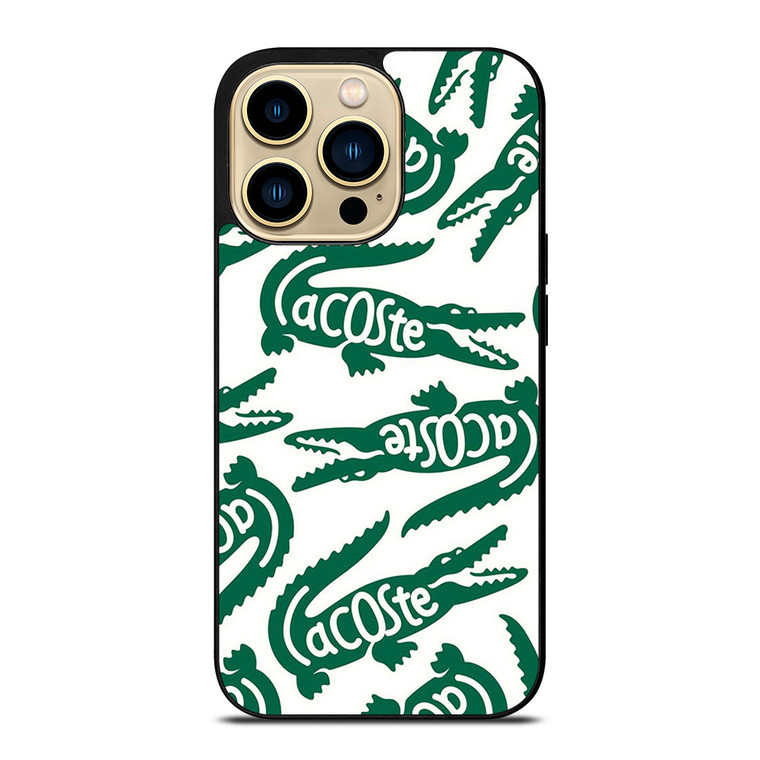 LACOSTE PATTERN iPhone 14 Pro Max Case Cover
