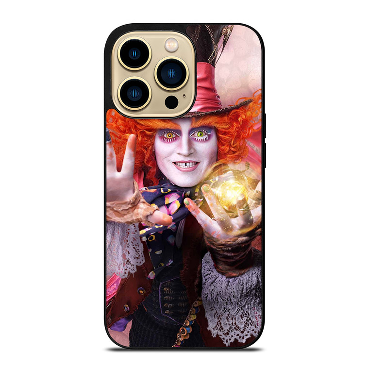 MAD HATTER ALICE IN WONDERLAND MOVIES 2 iPhone 14 Pro Max Case Cover