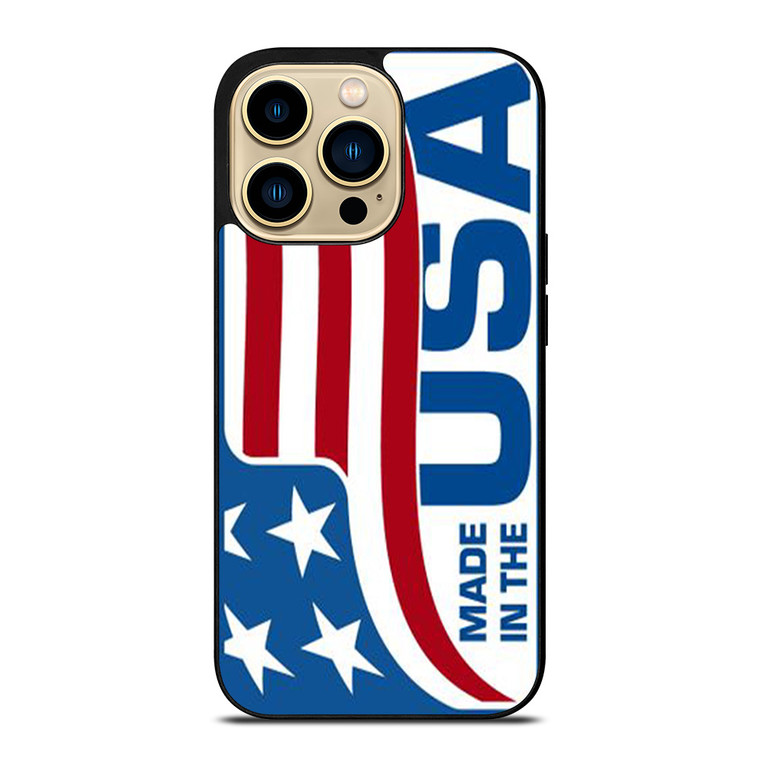 MADE IN USA LOGO iPhone 14 Pro Max Case Cover