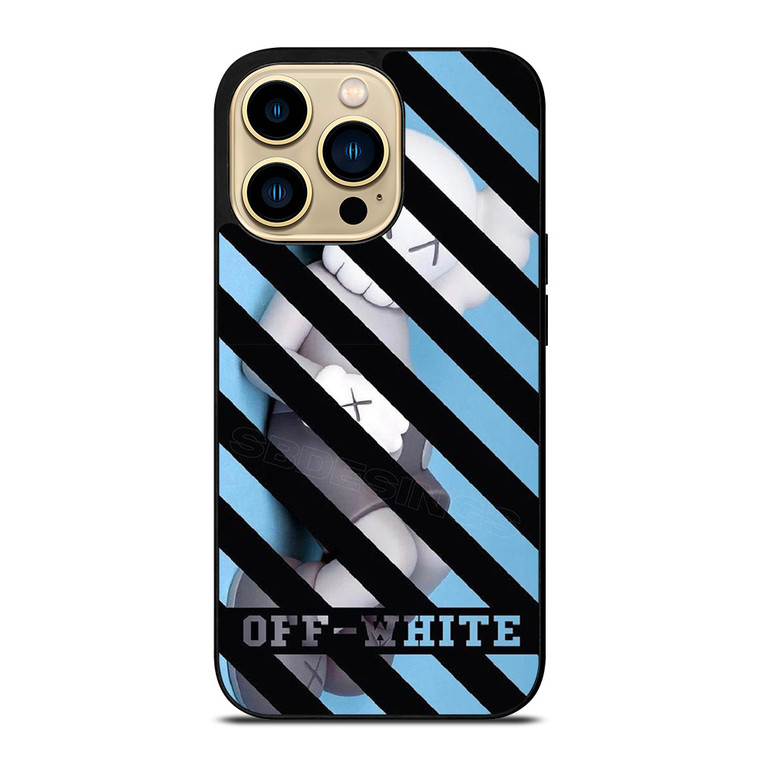 OFF WHITE X KAWAII iPhone 14 Pro Max Case Cover