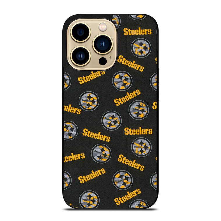 PITTSBURGH STEELERS FOOTBALL PATTERN iPhone 14 Pro Max Case Cover