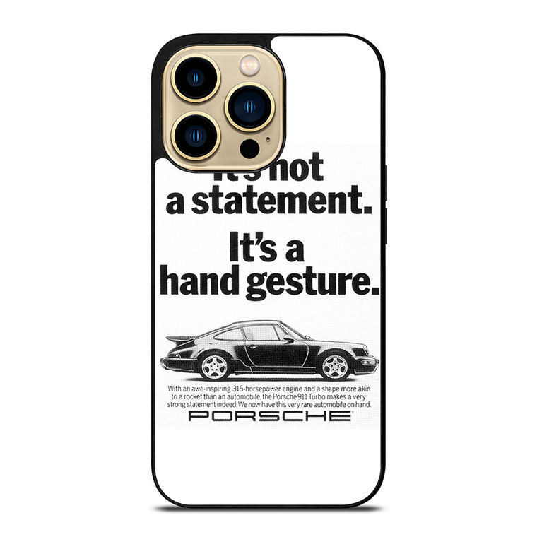PORSHCE CAYMAN VINTAGE ADS iPhone 14 Pro Max Case Cover