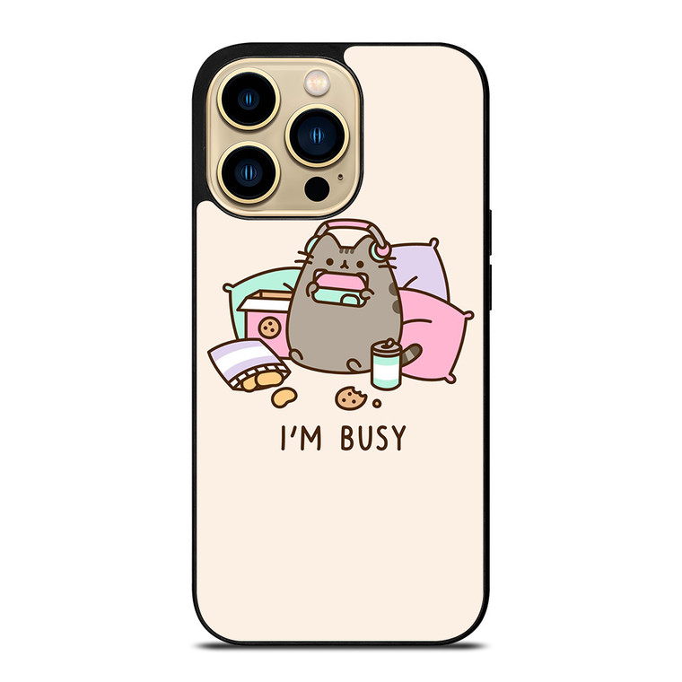 PUSHEEN BUSY CAT iPhone 14 Pro Max Case Cover PUSHEEN BUSY CAT iPhone 14 Pro Max Case Cover
