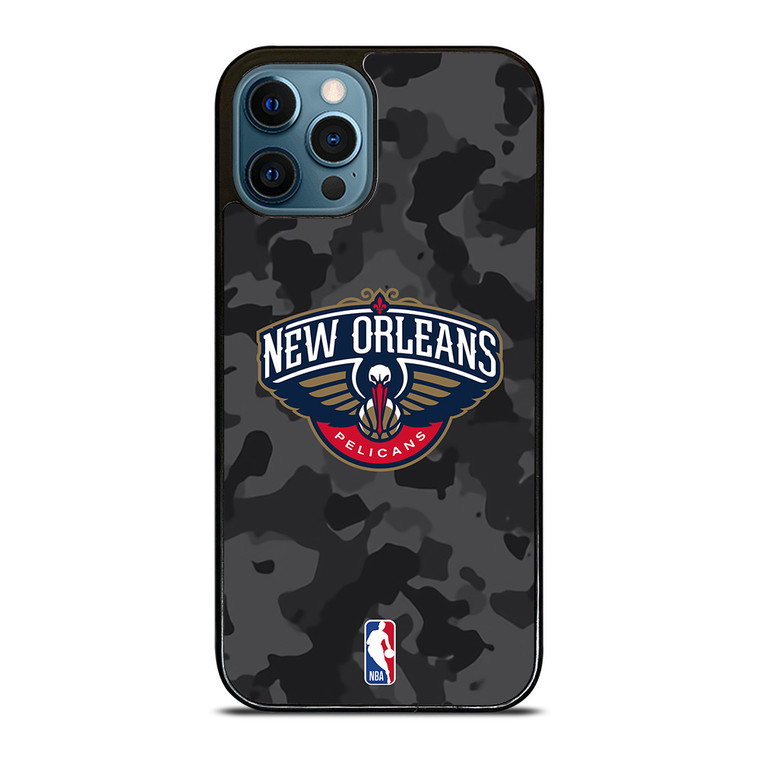 NEW ORLEANS PELICANS BLACK CAMO iPhone 12 Pro Max Case Cover