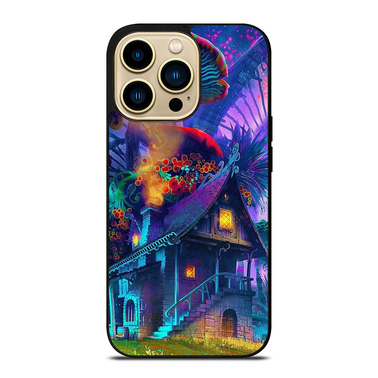 TRIPPY MUSHROOM PSYCHEDELIC iPhone 14 Pro Max Case Cover