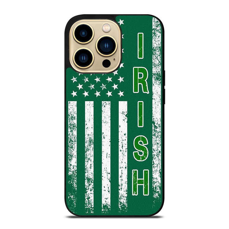 USA FLAG IRISH IRELAND iPhone 14 Pro Max Case Cover
