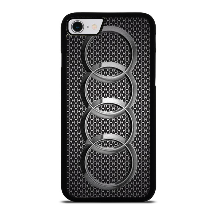AUDI CAR METAL LOGO iPhone SE 2022 Case Cover