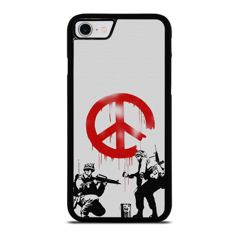 BANKSY ART PEACE iPhone SE 2022 Case Cover
