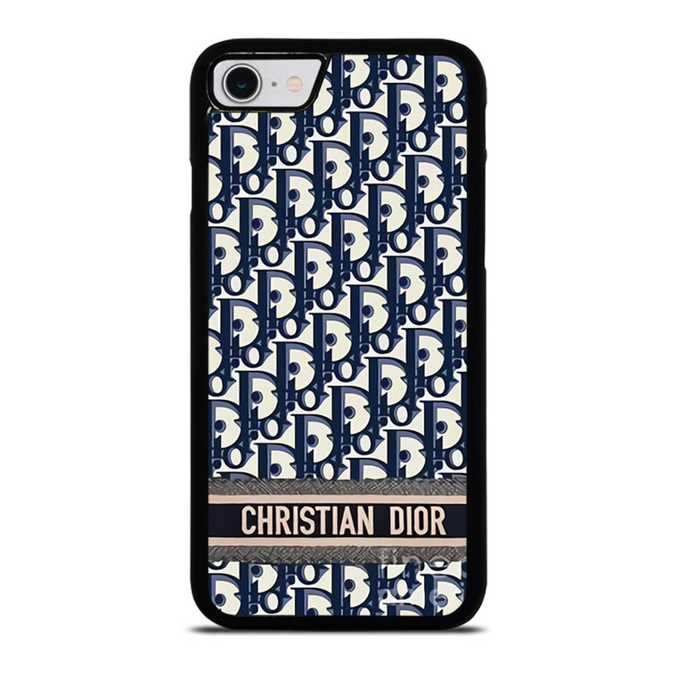 CHRISTIAN DIOR LOGO BLUE iPhone SE 2022 Case Cover