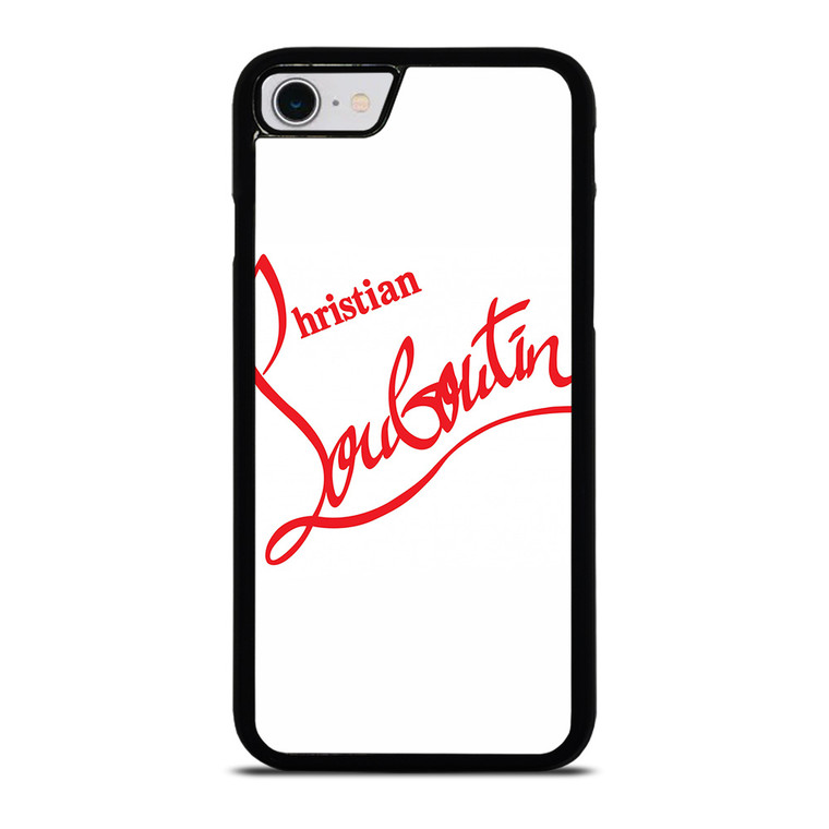 CHRISTIAN LOUBOUTIN WHITE iPhone SE 2022 Case Cover
