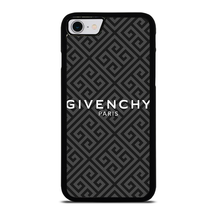 GIVENCHY PARIS LOGO PATTERN iPhone SE 2022 Case Cover