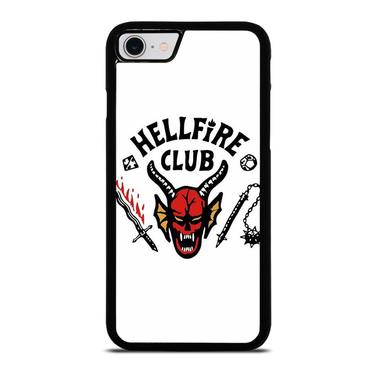 HELLFIRE CLUB STRANGER THING WHITE iPhone SE 2022 Case Cover