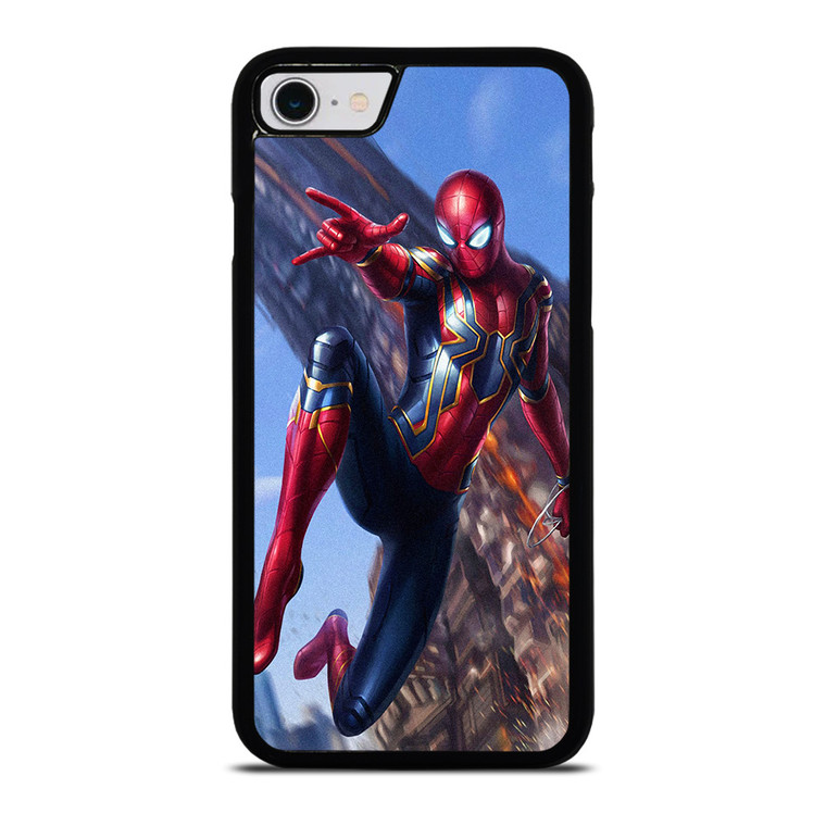 IRON SPIDER SUPERHERO iPhone SE 2022 Case Cover