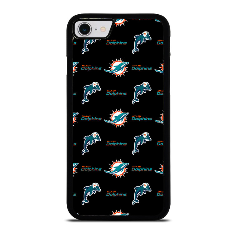 MIAMI DOLPHINS FOOTBALL PATTERN iPhone SE 2022 Case Cover MIAMI DOLPHINS FOOTBALL PATTERN iPhone SE 2022 Case Cover