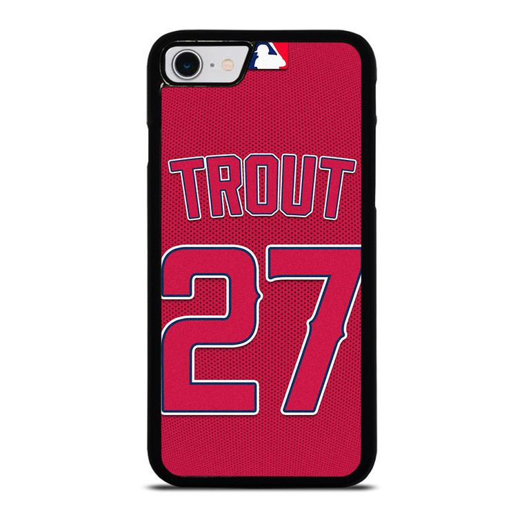MIKE TROUT LOS ANGELES ANGELS MLB iPhone SE 2022 Case Cover