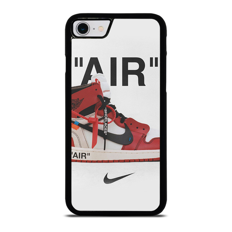 NIKE AIR JORDAN OFF WHITE SHOES iPhone SE 2022 Case Cover