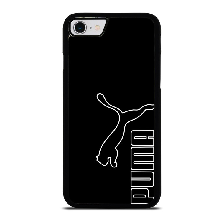 PUMA LOGO BLACK iPhone SE 2022 Case Cover