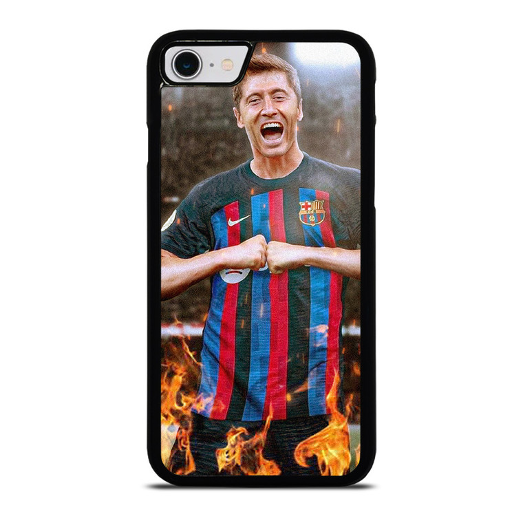 ROBERT LEWANDOWSKI FC BARCELONA iPhone SE 2022 Case Cover