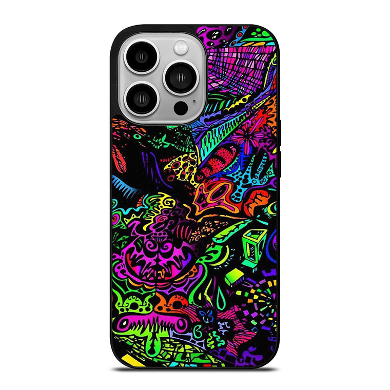 ALICE IN WONDERLAND TRIPPY PSYCHEDELIC iPhone 14 Pro Case Cover