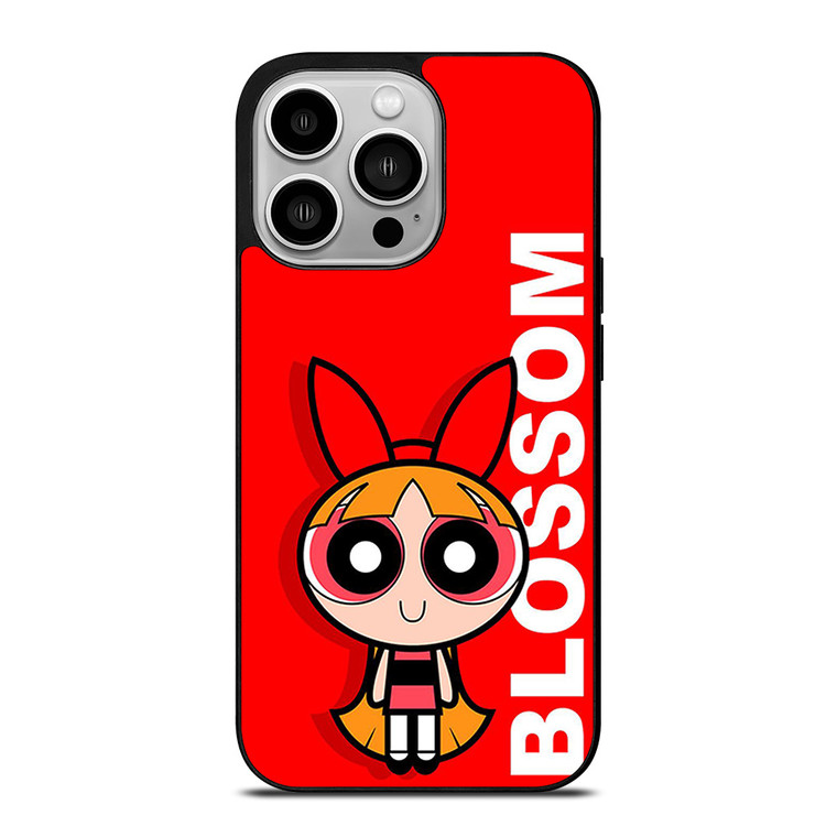 BLOSSOM THE POWERPUFF GIRLS CARTOON iPhone 14 Pro Case Cover