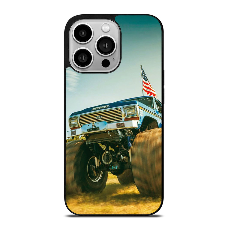 BOGFOOT MONSTER TRUCK AMERICAN iPhone 14 Pro Case Cover