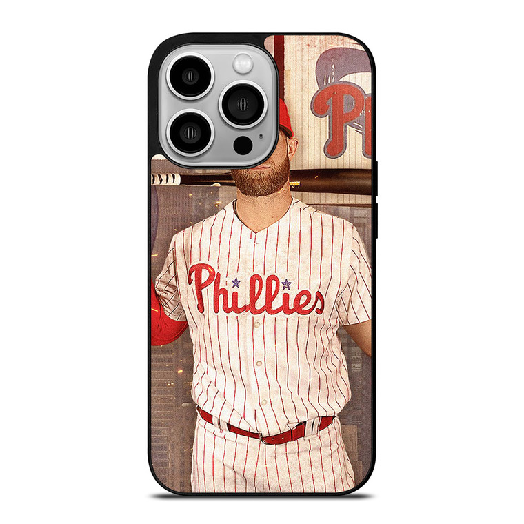 BRYCE HARPER PHILADELPHIE PHILLIES 2 iPhone 14 Pro Case Cover