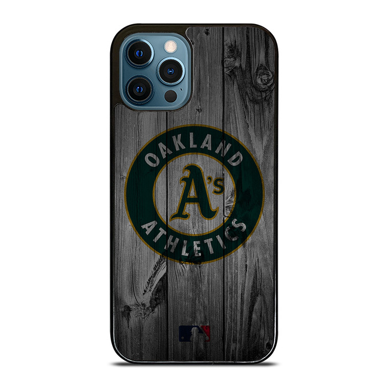 OAKLAND ATHLETICS BASEBALL MLB WOOD LOGO iPhone 12 Pro Max Case Cover