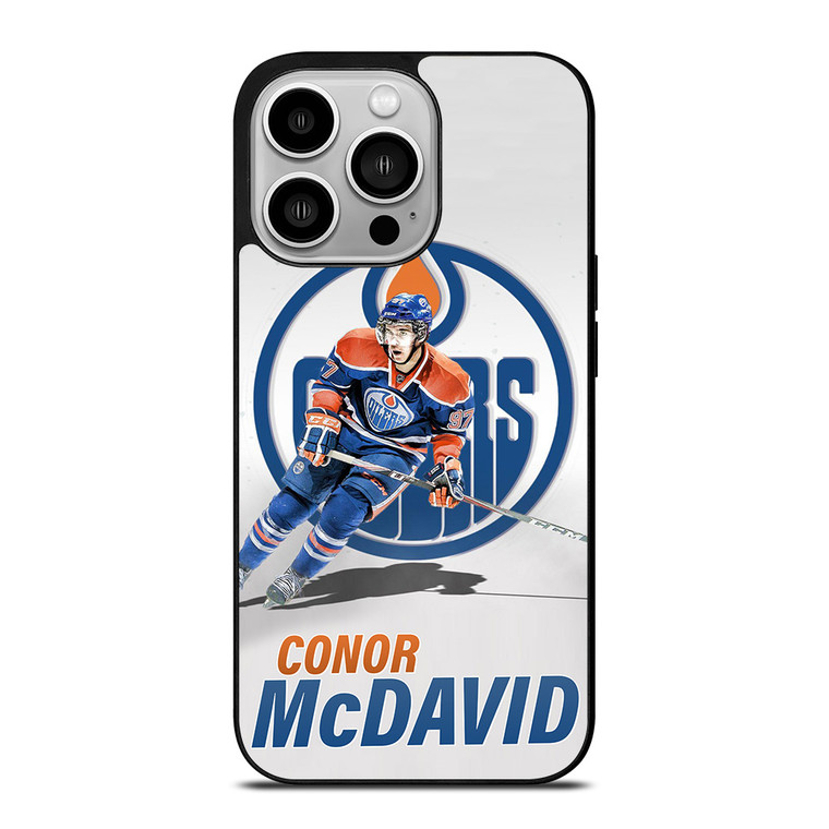 CONNOR MCDAVID EDMONTON OILERS iPhone 14 Pro Case Cover
