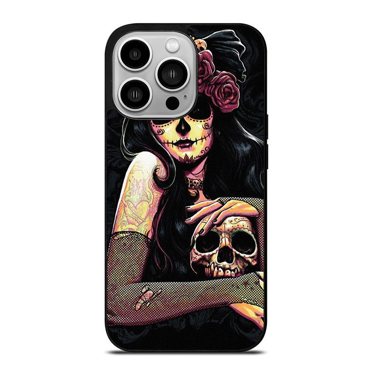 DIA DE LOS MUERTOS ART iPhone 14 Pro Case Cover