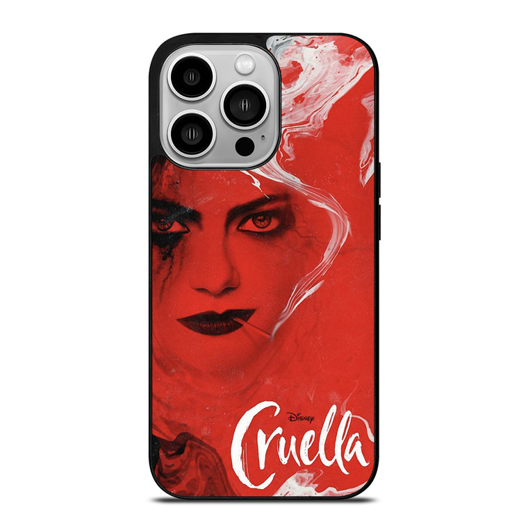 DISNEY CRUELLA DE VIL RED iPhone 14 Pro Case Cover