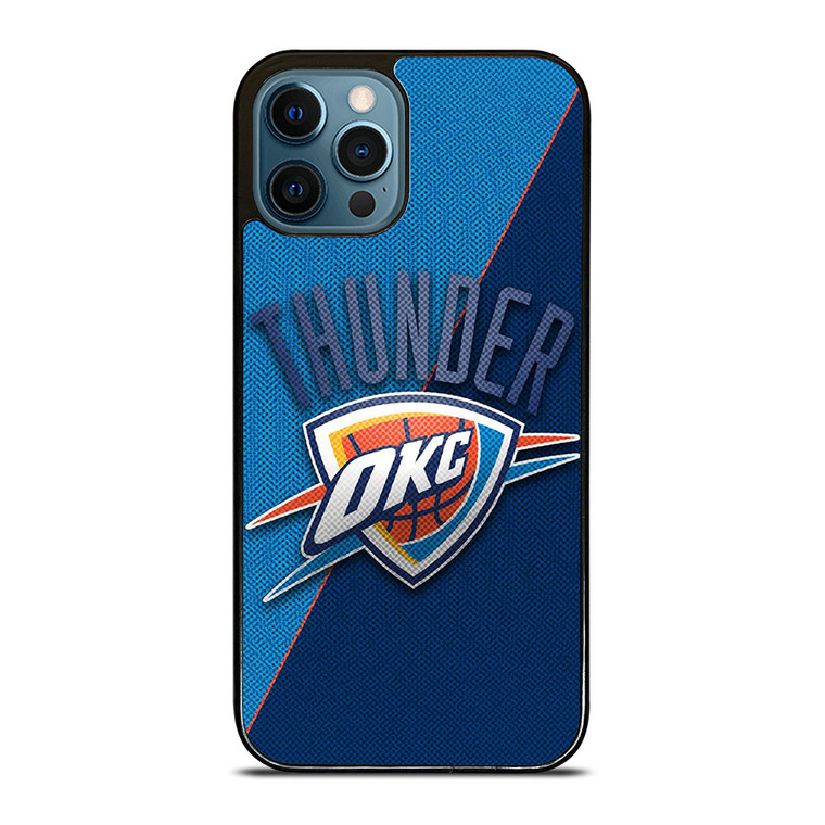 OKLAHOMA CITY THUNDER NBA BASKETBALL LOGO iPhone 12 Pro Max Case Cover