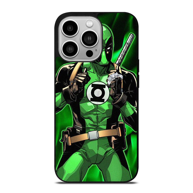 GREEN LANTERN DEADPOOL  iPhone 14 Pro Case Cover