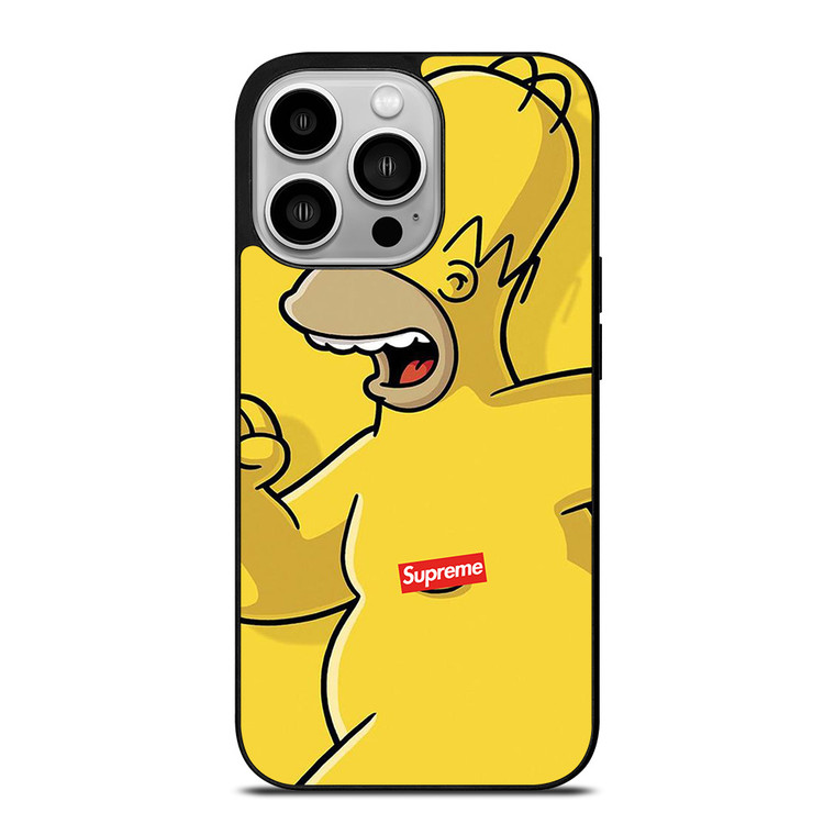 HOMER SIMPSONS CENSORED SUPREME iPhone 14 Pro Case Cover