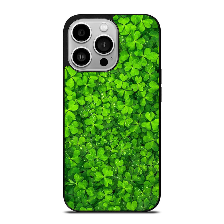 IRISH SHAMROCK CLOVER FLOWER iPhone 14 Pro Case Cover