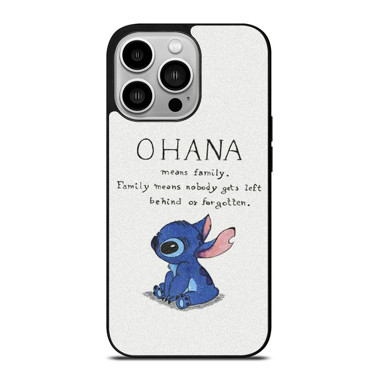 LILO AND STITCH OHANA iPhone 14 Pro Case Cover