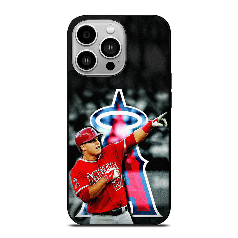 LOS ANGELES ANGELS MIKE TROUT iPhone 14 Pro Case Cover